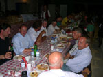 Beim Abendessen